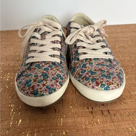 Taos Floral Casual Lace Up Sneakers Shoes - Picture 2 of 8